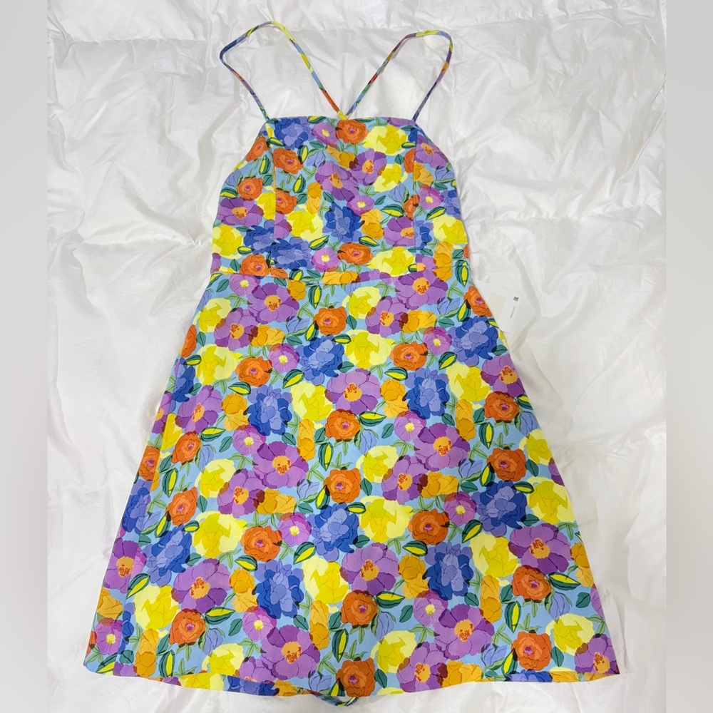 Zara Romper Floral Multicolor Sundress 🤩 Perfect for Easter 🐣
